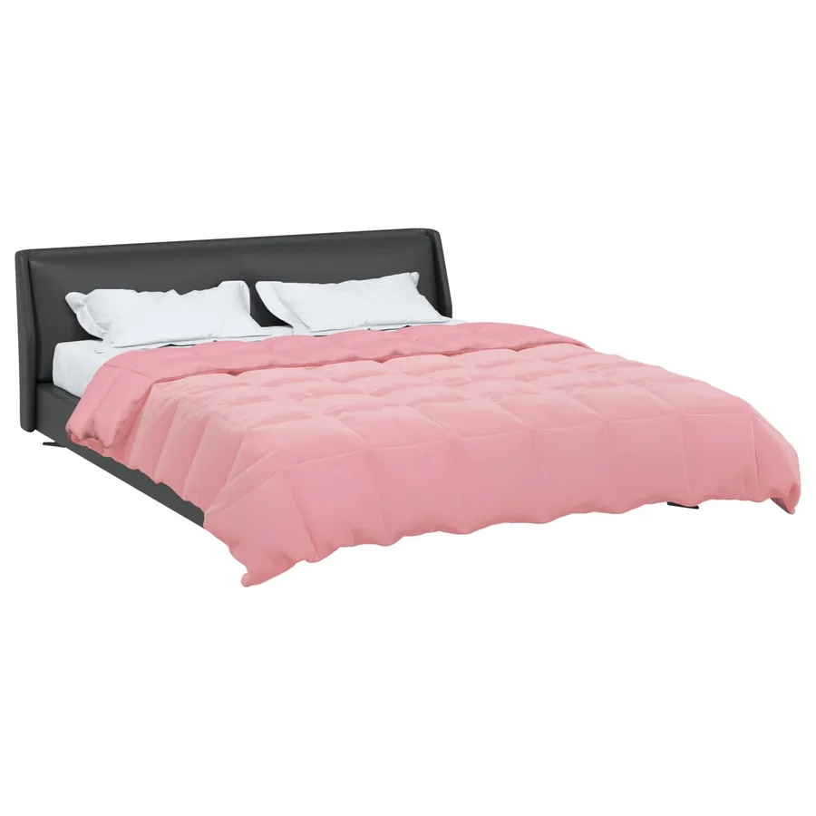 Duvet d'hiver Matelassé Rose 200 x 220 cm Microfibre - 3