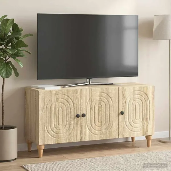Meuble TV Chêne Sonoma 99 x 34,5 x 50 cm Bois d'ingénierie