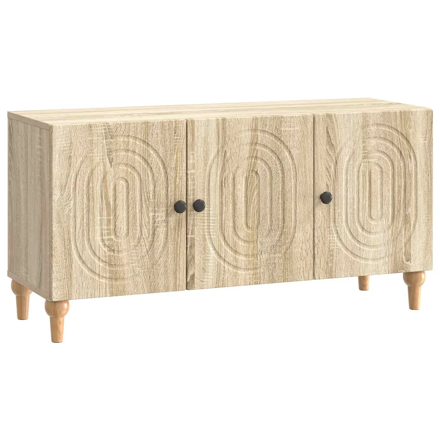 Meuble TV Chêne Sonoma 99 x 34,5 x 50 cm Bois d'ingénierie - 2