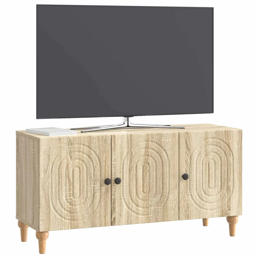 Meuble TV Chêne Sonoma 99 x 34,5 x 50 cm Bois d'ingénierie - 3
