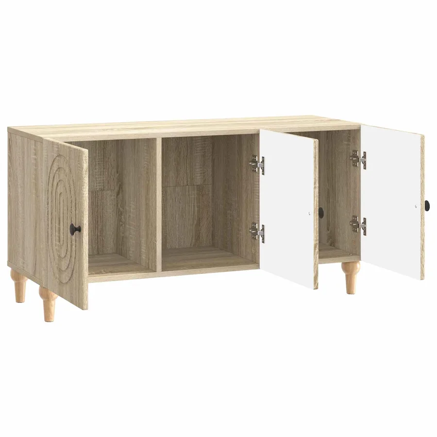 Meuble TV Chêne Sonoma 99 x 34,5 x 50 cm Bois d'ingénierie - 5