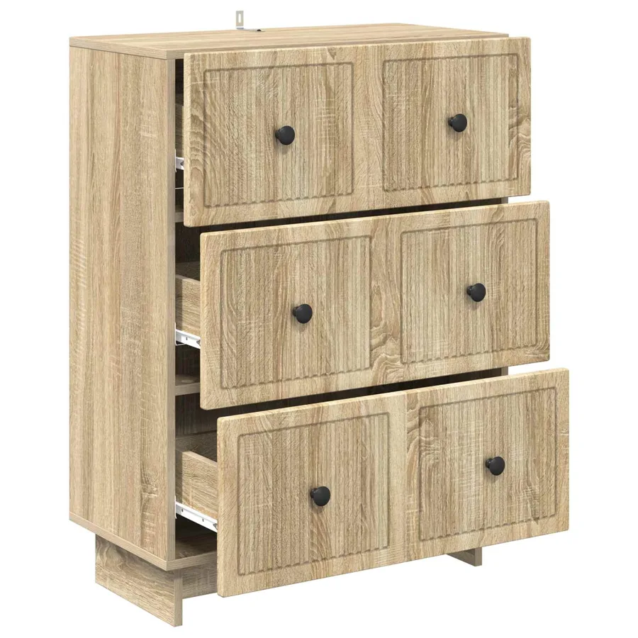 Armoire à tiroirs Chêne Sonoma 66 x 34,5 x 90 cm - 5