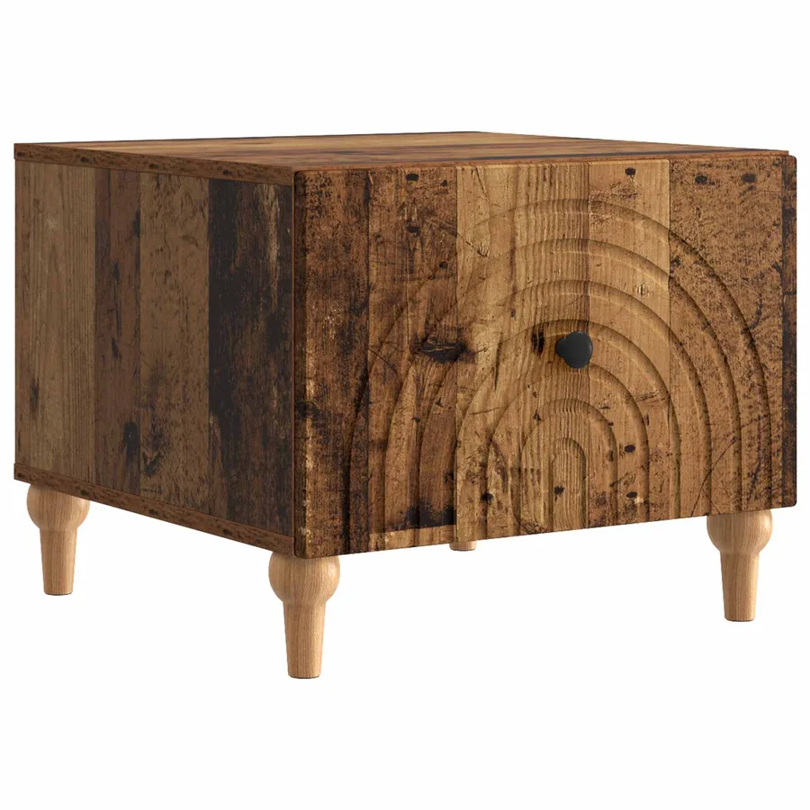 Table basse Bois ancien 49 x 50 x 40 cm Bois d'ingénierie - 2