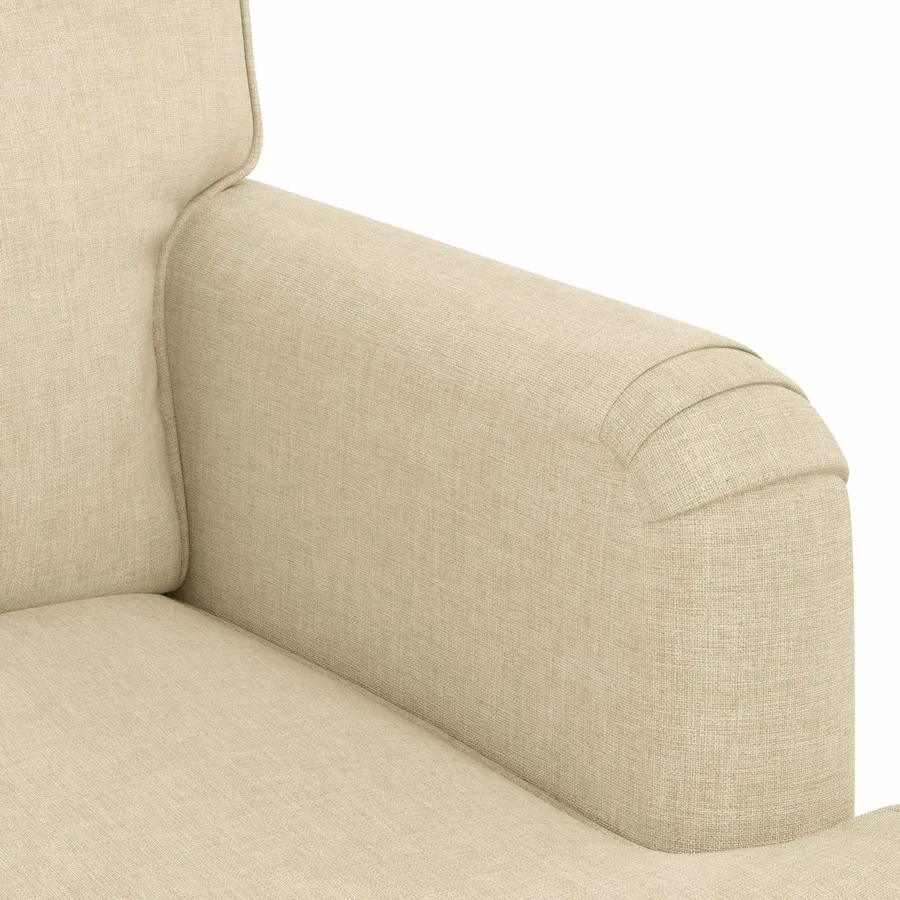 Canapé Crème 84 x 80 x 85 cm tissu - 7