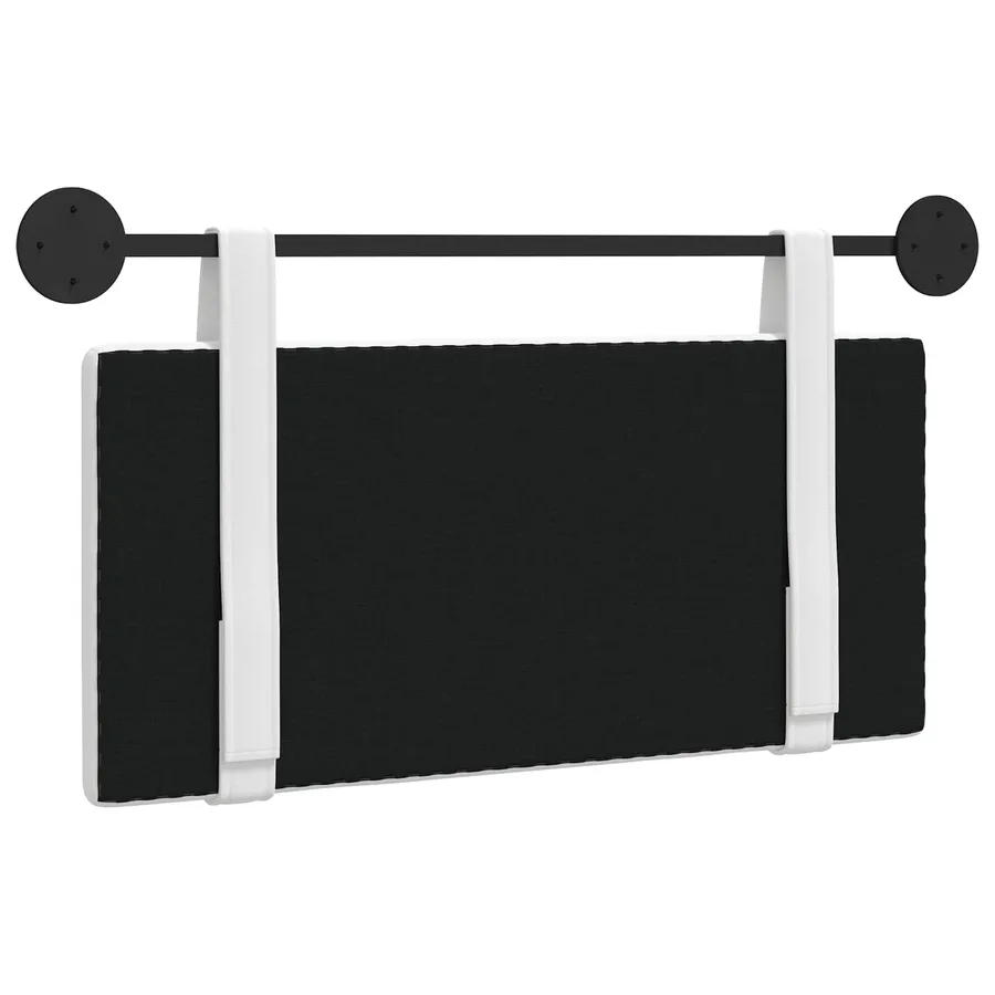 Tête de lit suspendue Blanc Tissu - 7