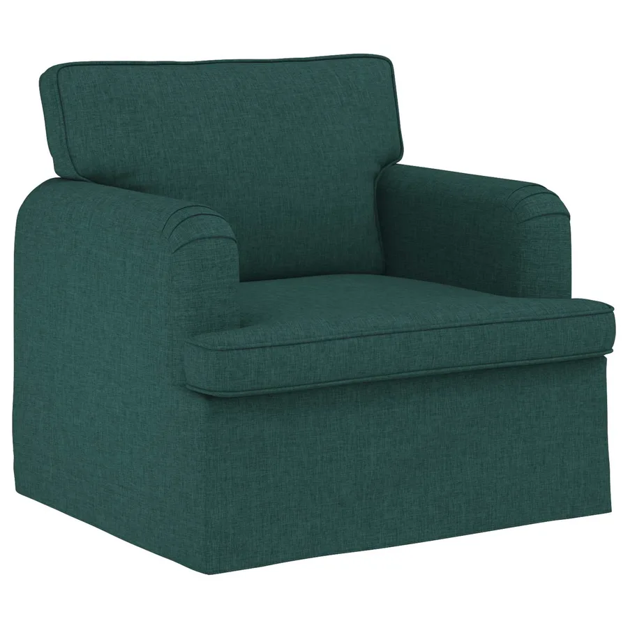 Ensemble de Canapés 2 pcs Vert foncé 144 x 80 x 85 cm tissu - 4