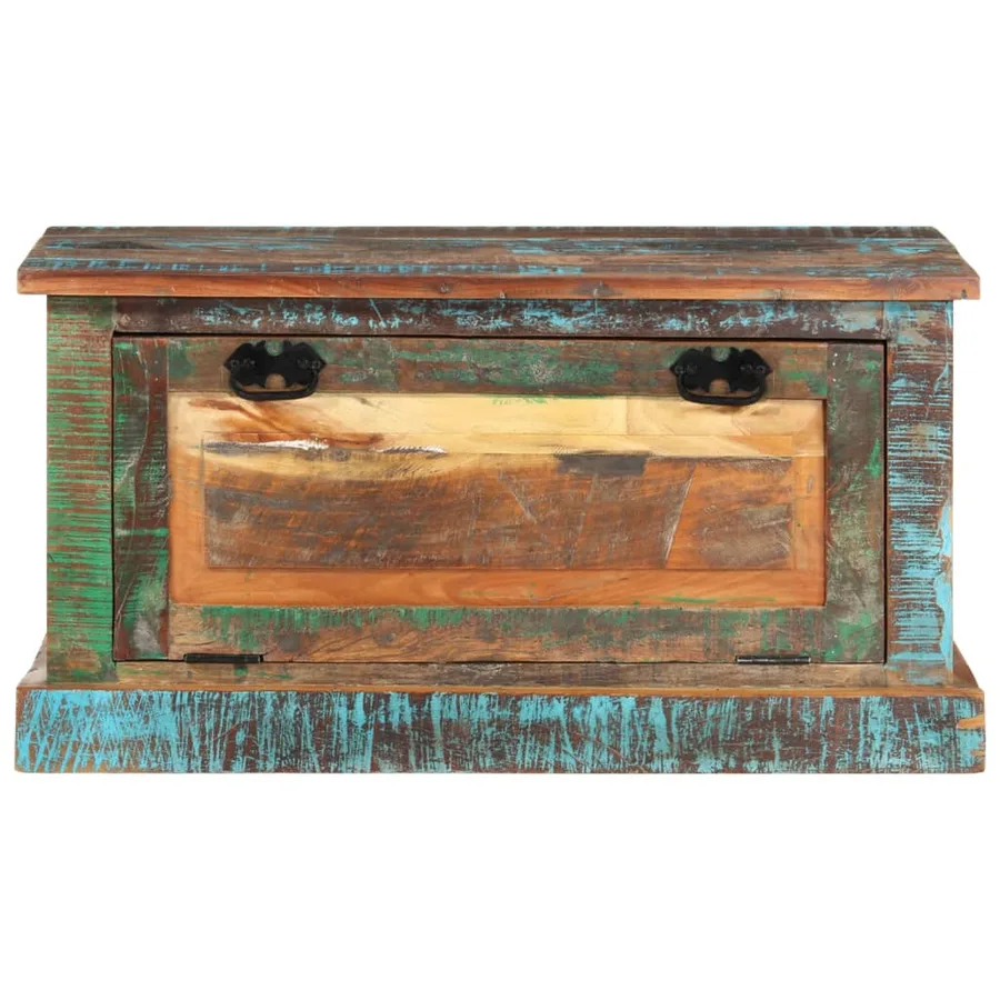 Banc de rangement de chaussures Bois de récupération - 2