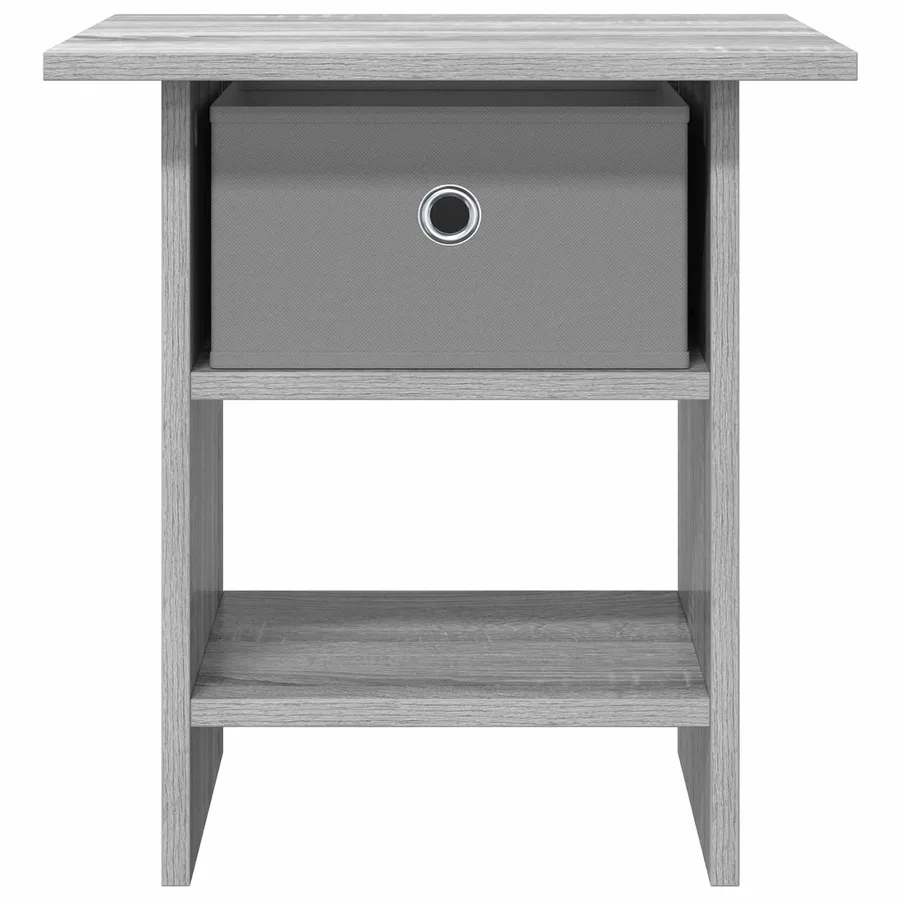 Table de chevet avec tiroir 2 pcs Gris Sonoma 41 x 40 x 45 cm - 6