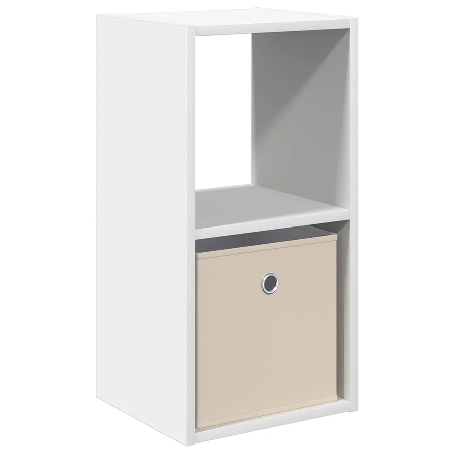 Table de chevet Blanc 30,5 x 27 x 59,5 cm Bois d'ingénierie - 2