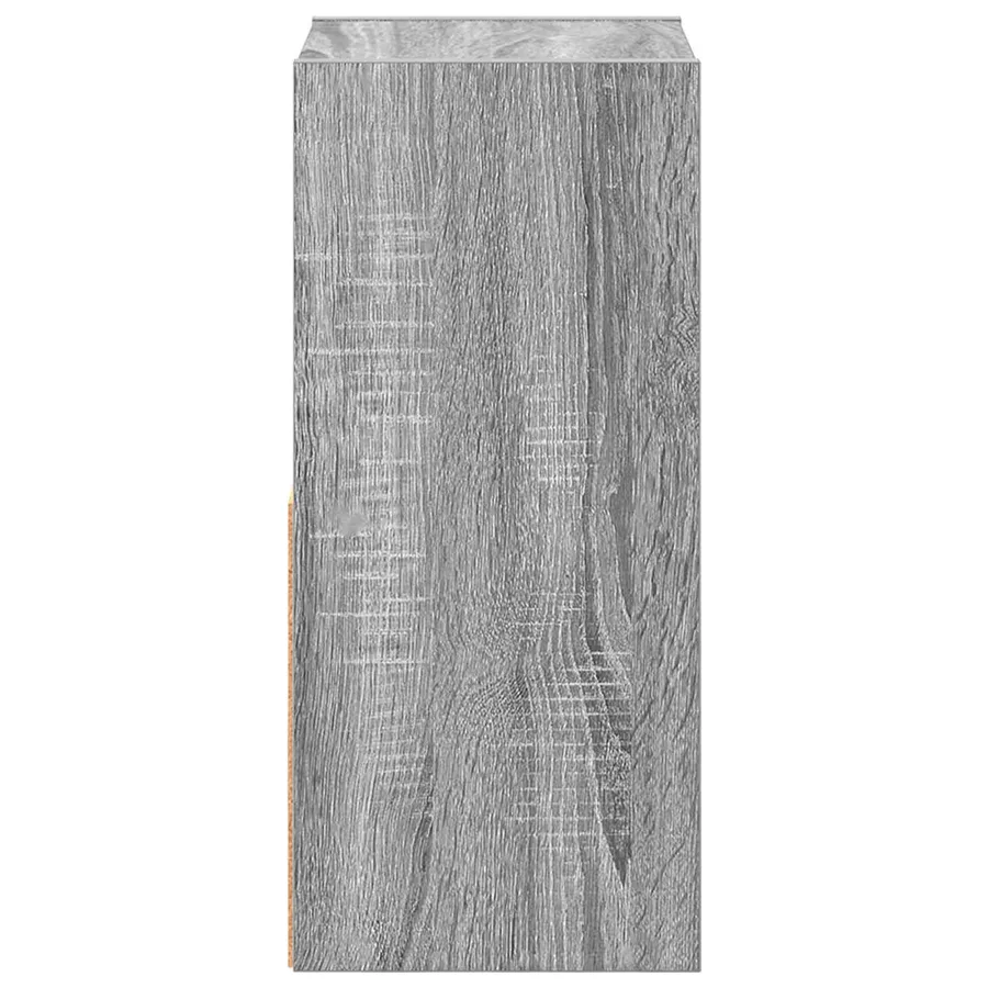 Table de chevet avec tiroir Gris Sonoma 25,5 x 22 x 49,5 cm - 7