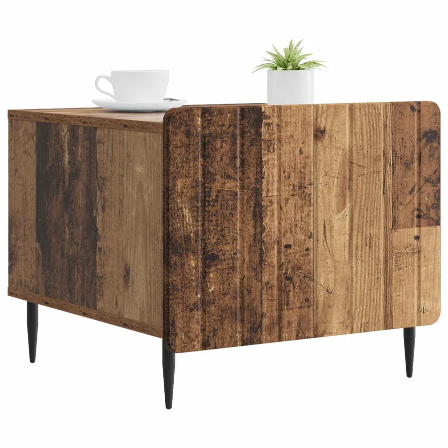 Table basse Bois ancien 49 x 50 x 42 cm Bois d'ingénierie - 3