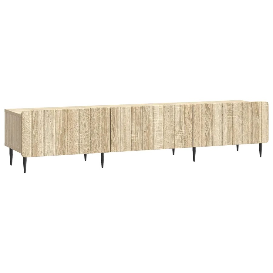 Meuble TV Chêne Sonoma 147 x 34,5 x 32 cm Bois d'ingénierie - 2