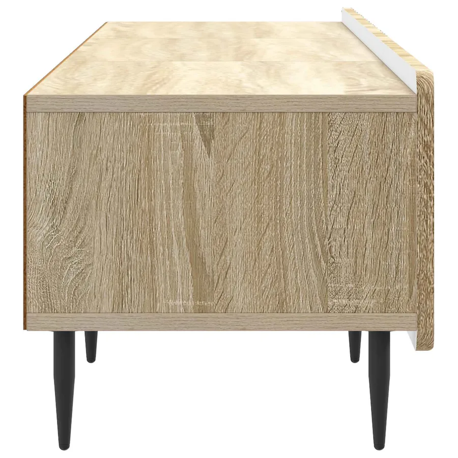 Meuble TV Chêne Sonoma 147 x 34,5 x 32 cm Bois d'ingénierie - 7