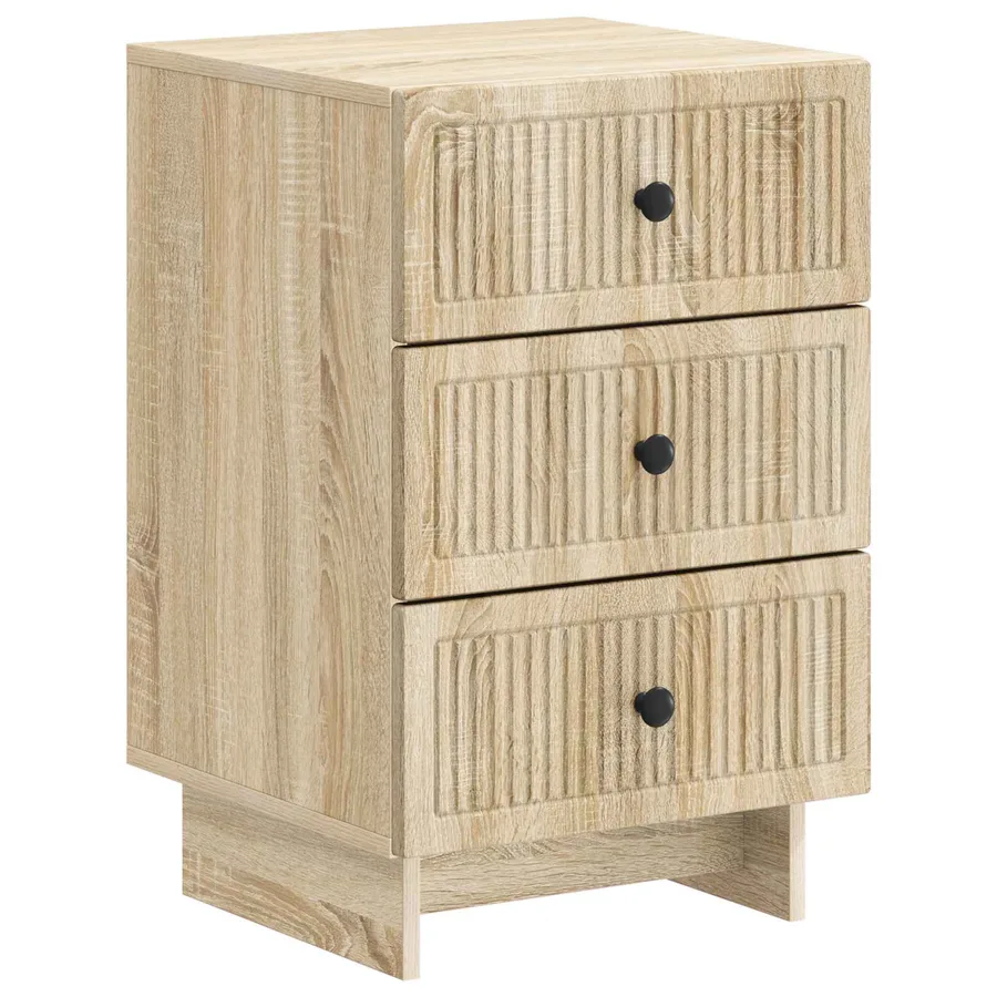 Cabinet de chevet avec tiroir Chêne Sonoma 43 x 41 x 66,5 cm - 2