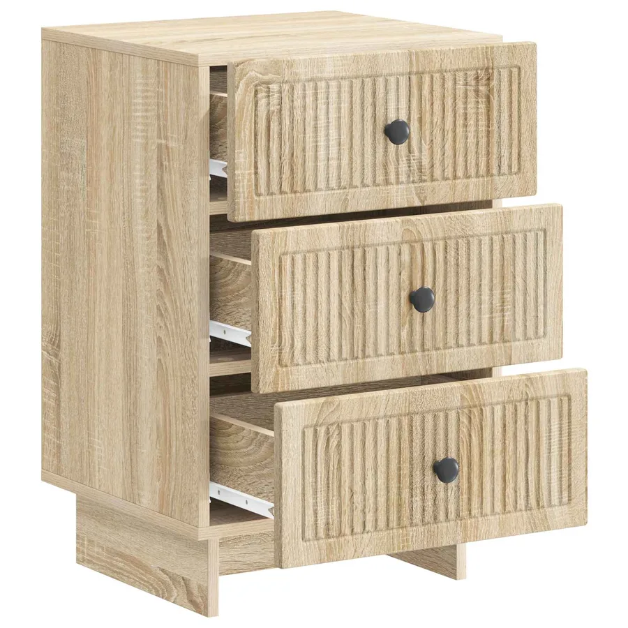 Cabinet de chevet avec tiroir Chêne Sonoma 43 x 41 x 66,5 cm - 4