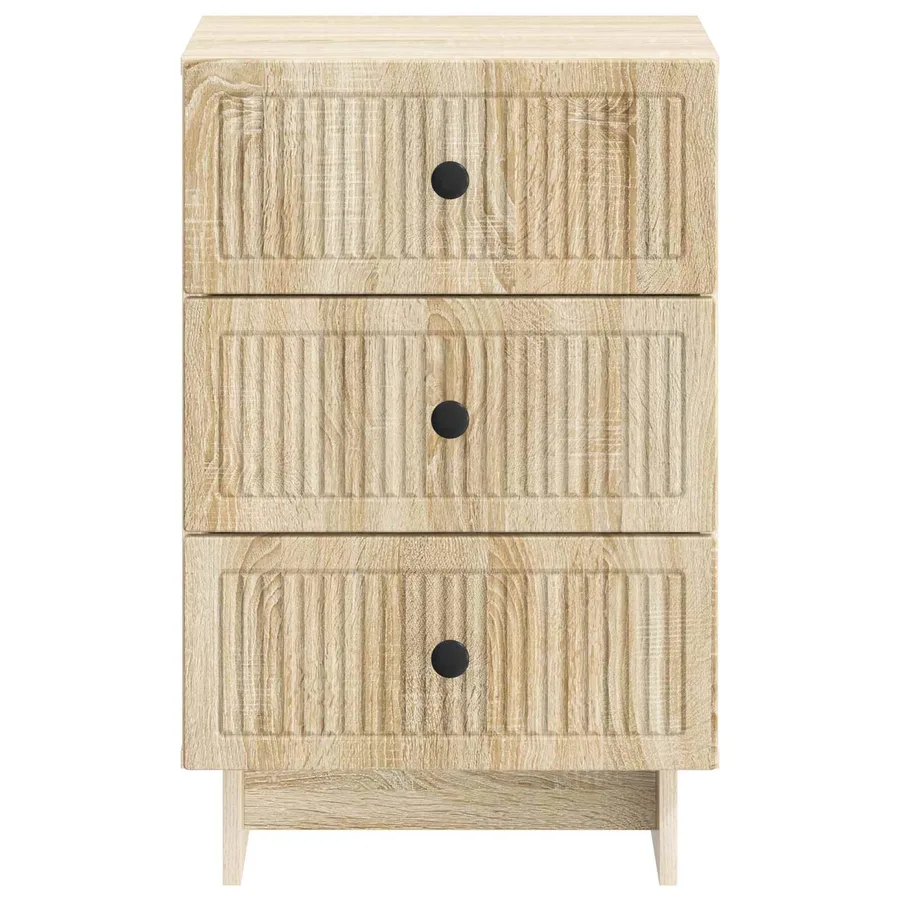 Cabinet de chevet avec tiroir Chêne Sonoma 43 x 41 x 66,5 cm - 5