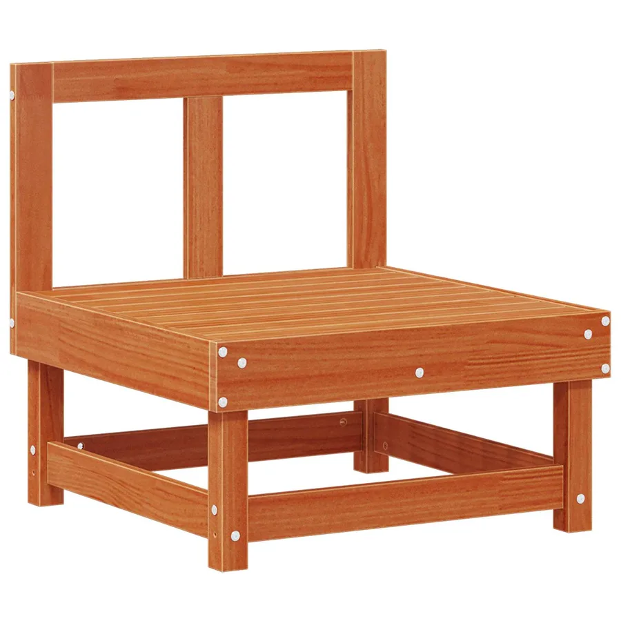 Unité de canapé sectionnel Brun Ciré 183 x 61 x 62 cm - 4