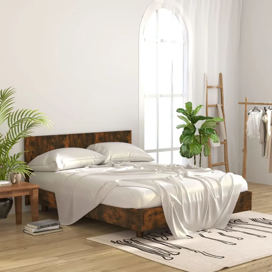 Tête de lit Chêne fumé 160x1,5x80 cm Bois d'ingénierie - 3