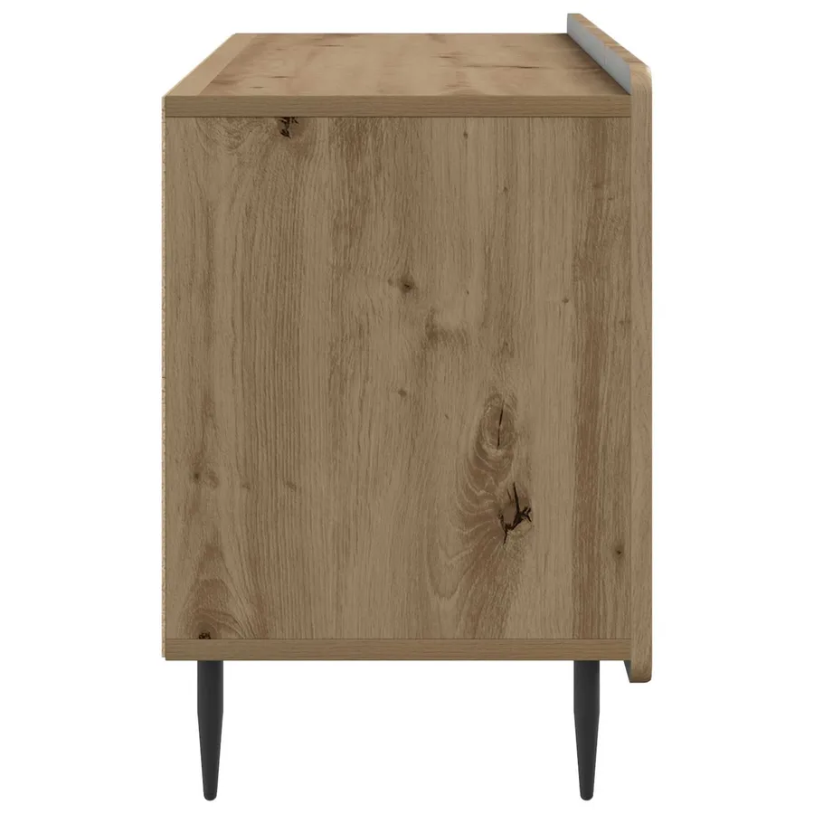 Meuble TV 99 x 34,5 x 52 cm Chêne artisanal Bois d'ingénierie - 7