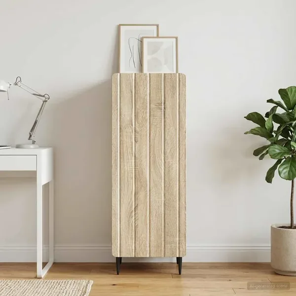 Buffet Chêne Sonoma 34,5 x 33 x 92 cm Bois d'ingénierie
