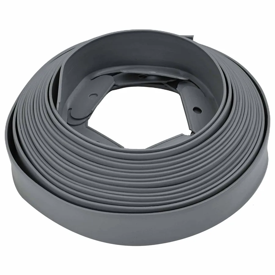 Bordures de pelouse Gris 2000 x 4 x 5 cm Plastique - 2