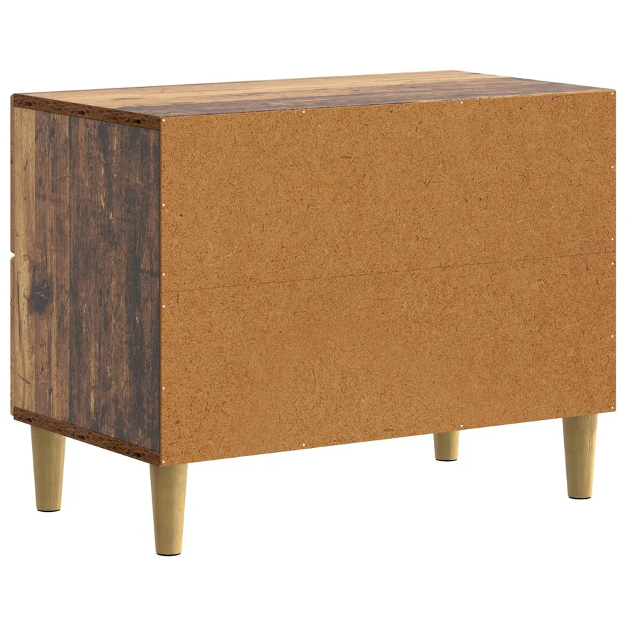 Cabinet de chevet avec tiroir Bois ancien 62 x 34,5 x 48 cm - 7