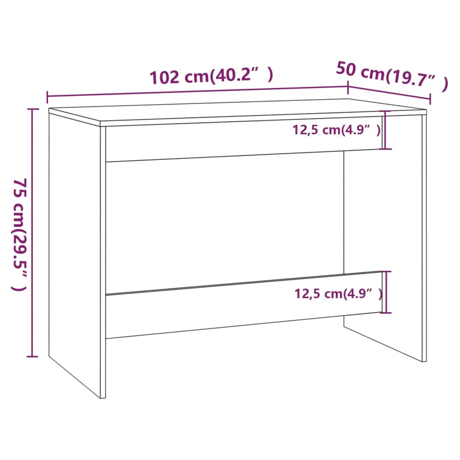 Ensemble à manger 3 pcs Blanc brillant Bois d'ingénierie - 10