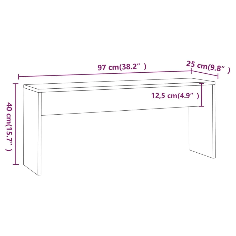 Ensemble à manger 3 pcs Blanc brillant Bois d'ingénierie - 11