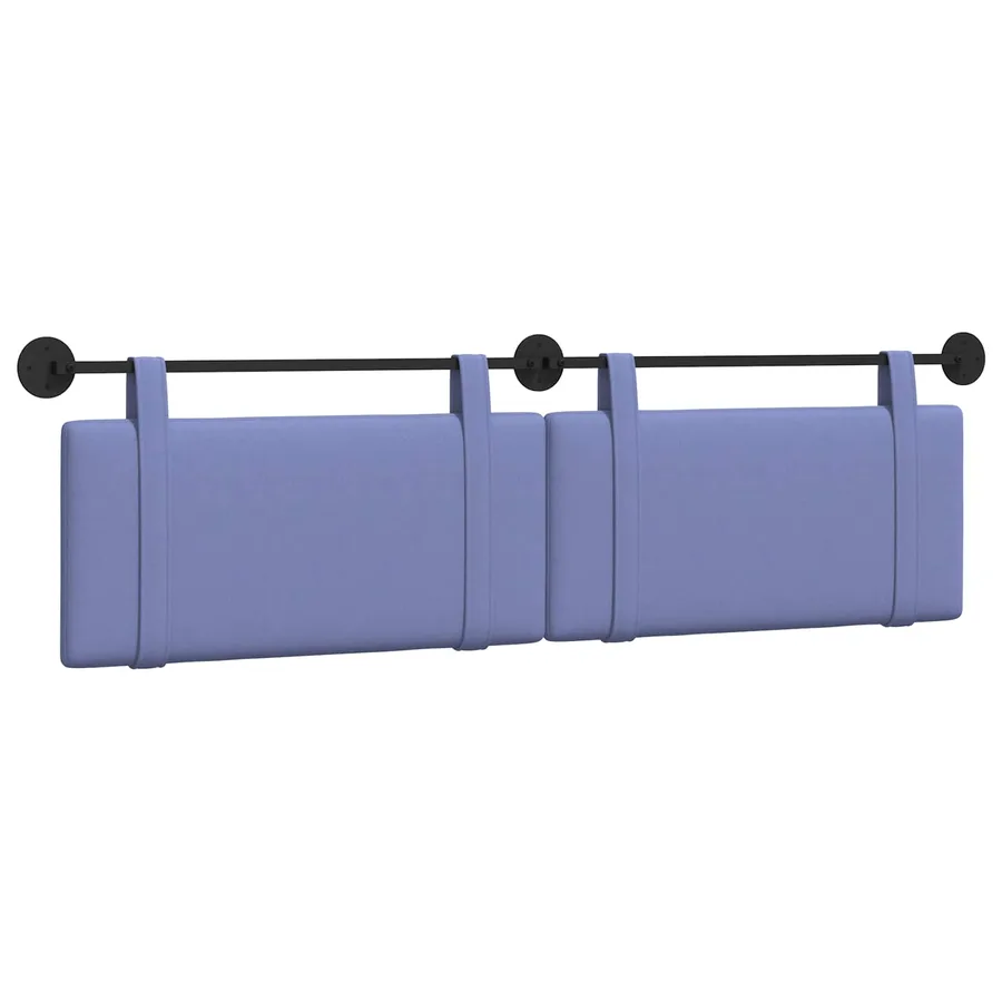 Tête de lit suspendue Bleu denim Tissu - 2