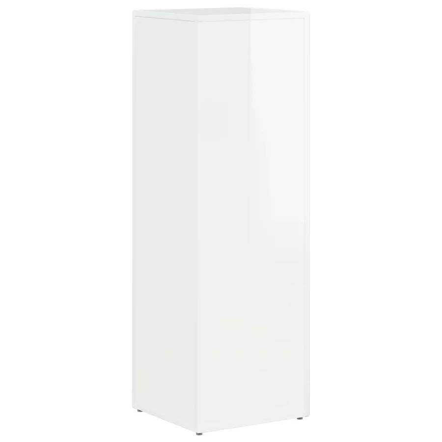 Étagère latérale Blanc brillant 33 x 32 x 100,5 cm - 7