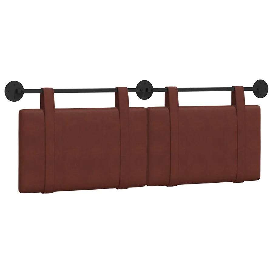 Tête de lit suspendue Brun Brillant PU antique - 2