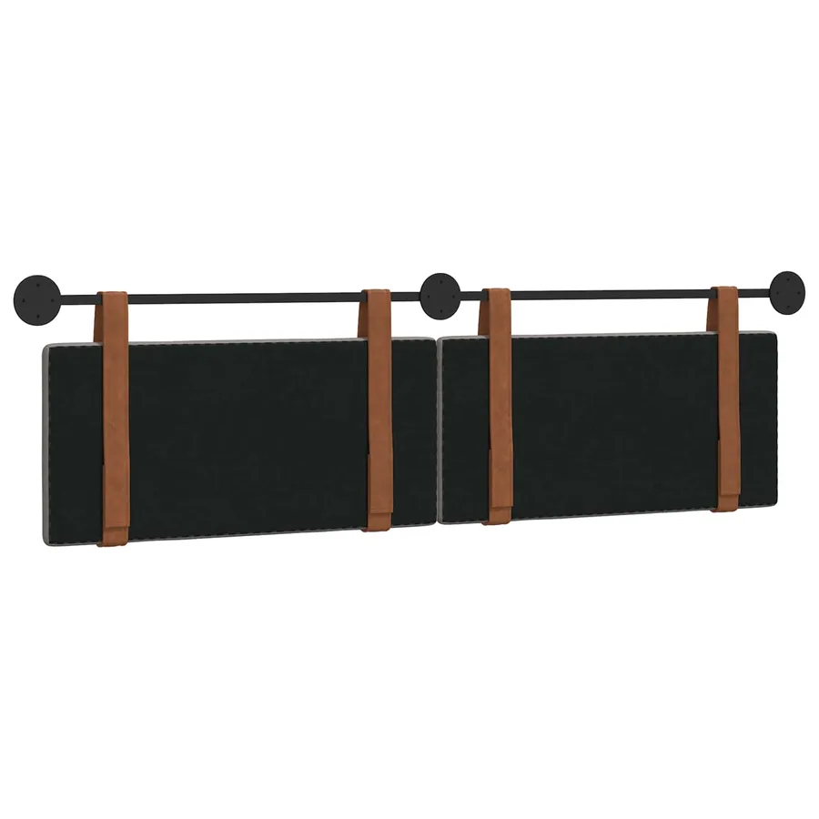 Tête de lit suspendue Taupe PU antique - 7