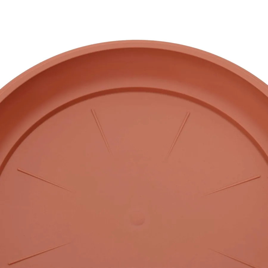 Pots de plantes 6 pcs Rouge brique Ø 30 x 25 cm Plastique - 10