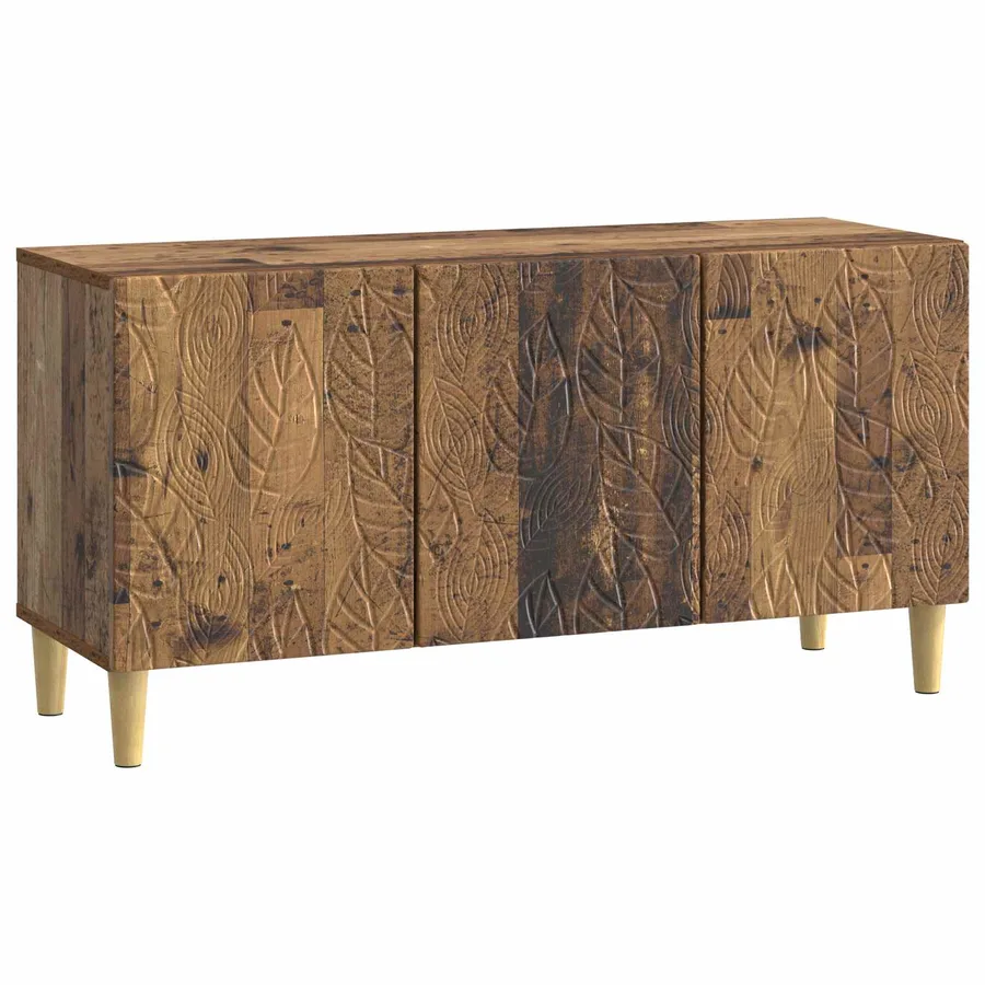 Meuble TV 99 x 34,5 x 50 cm Bois ancien Bois d'ingénierie - 2