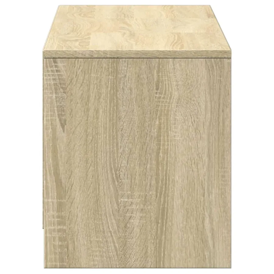 Meuble TV avec LED Sonoma 140 x 34 x 40 cm Bois d'ingénierie - 6
