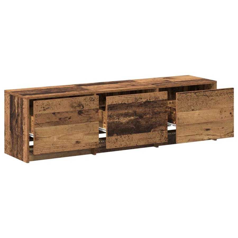 Meuble TV 140 x 34 x 40 cm Bois ancien Bois d'ingénierie - 6