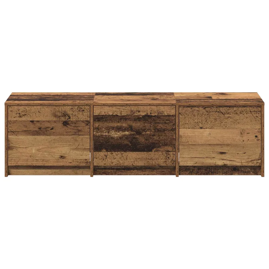 Meuble TV 140 x 34 x 40 cm Bois ancien Bois d'ingénierie - 7
