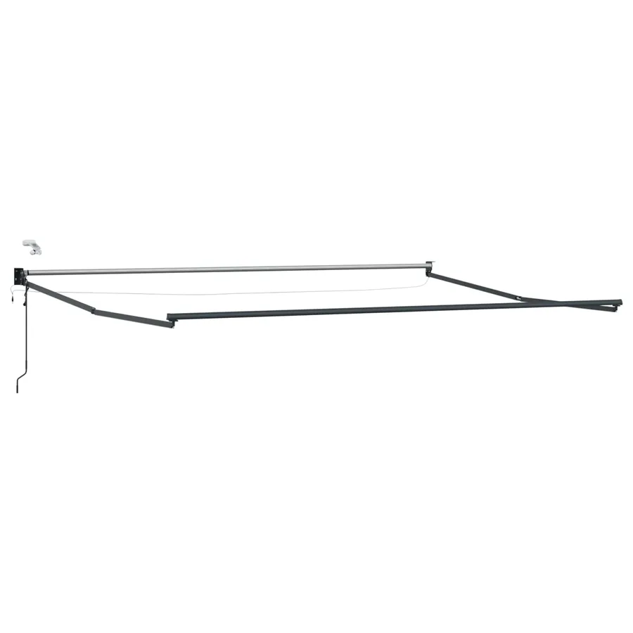 Cadre de store rétractable électrique Anthracite 4 x 2 m - 2