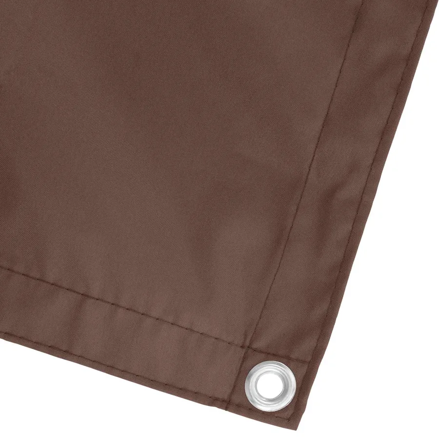 Écran de balcon Marron 100 x 800 cm Tissu Oxford - 3