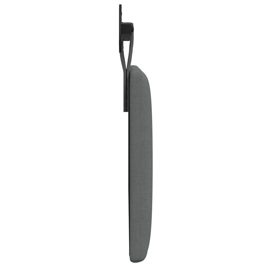 Tête de lit suspendue Gris foncé tissu - 6