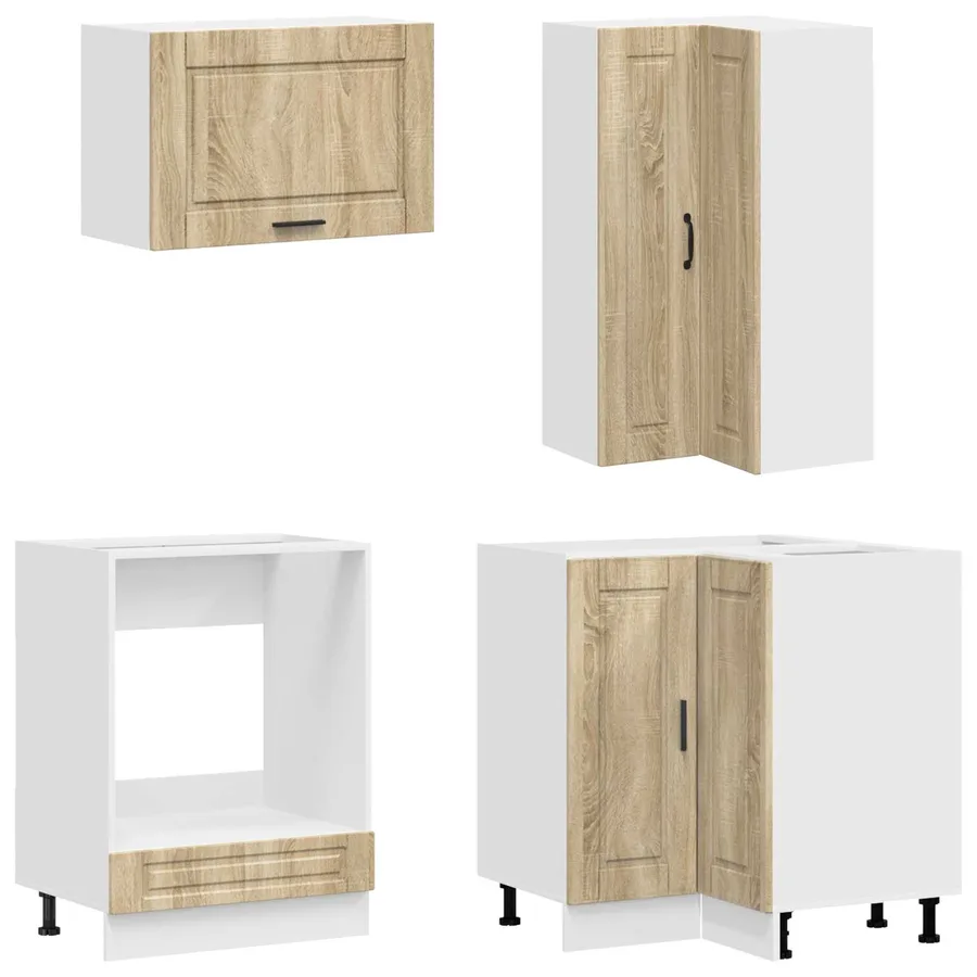Unité de cuisine PORTO 8 pcs Chêne Sonoma Bois d'ingénierie - 5