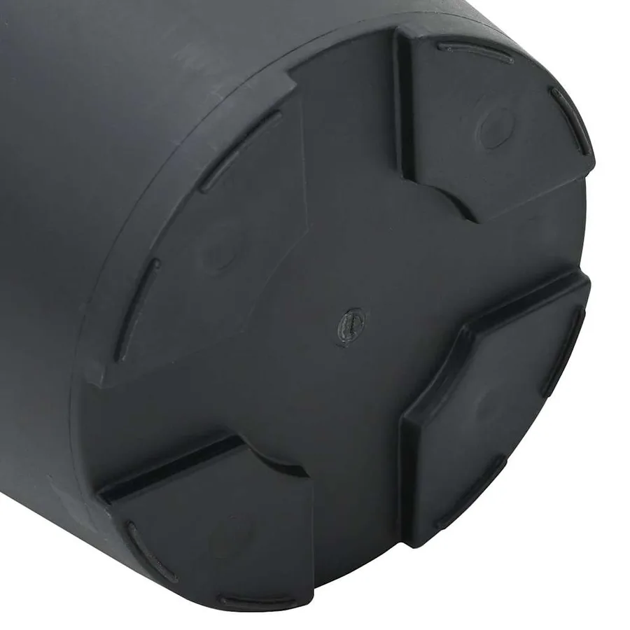 Pot à fleurs rond 6 pcs Noir Ø 19 x 16 cm Plastique - 8