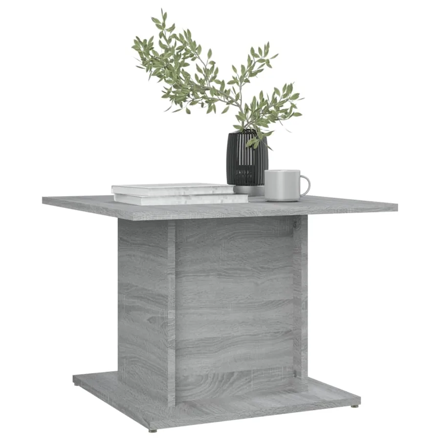Table basse sonoma gris 55,5x55,5x40 cm bois d'ingénierie - 6
