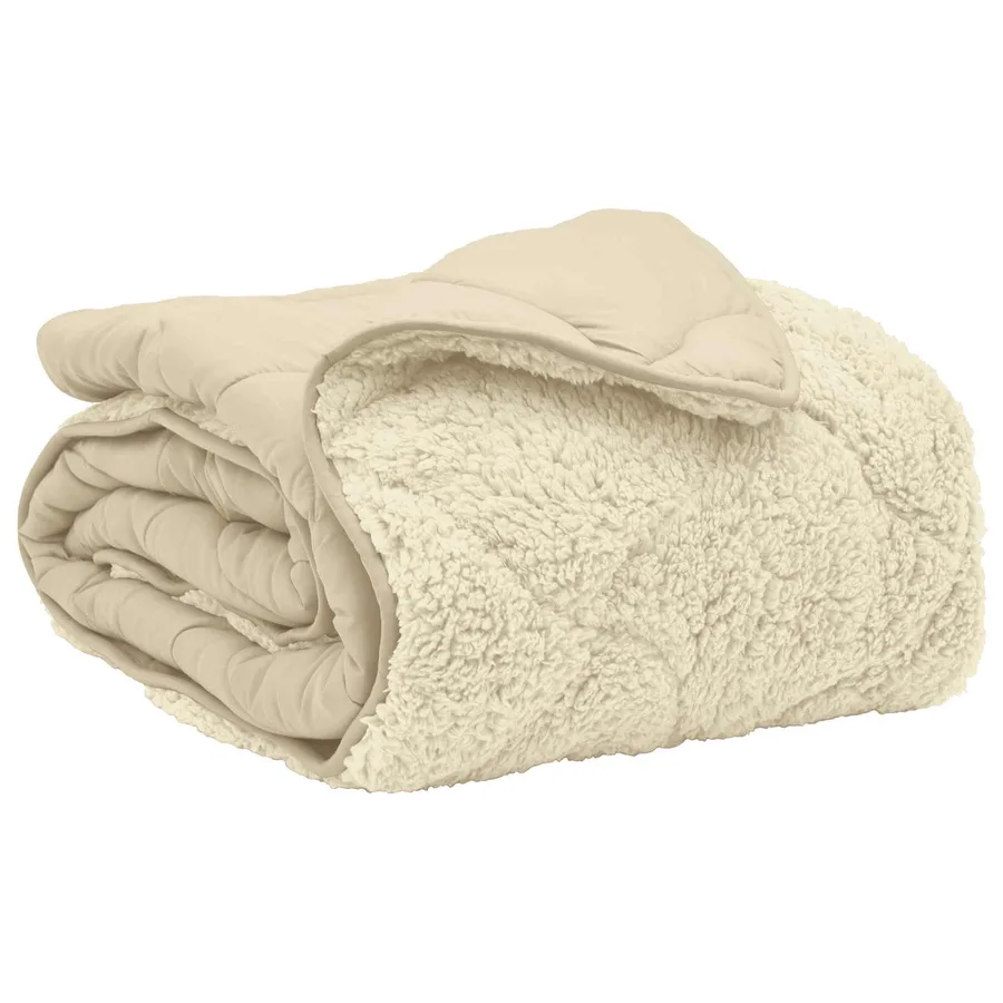 Duvet d'été simple Matelassé Crème 155 x 220 cm - 2