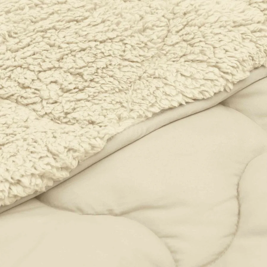 Duvet d'été simple Matelassé Crème 155 x 220 cm - 5