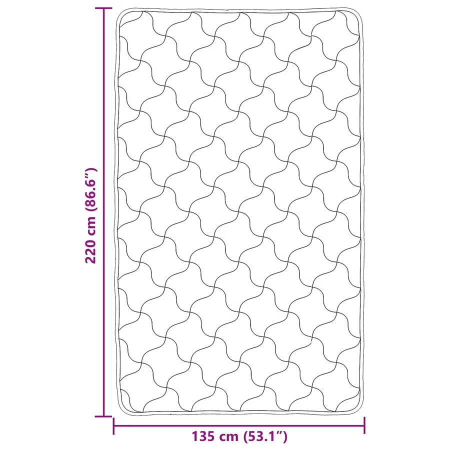 Duvet d'été simple Matelassé Anthracite 135 x 200 cm - 8
