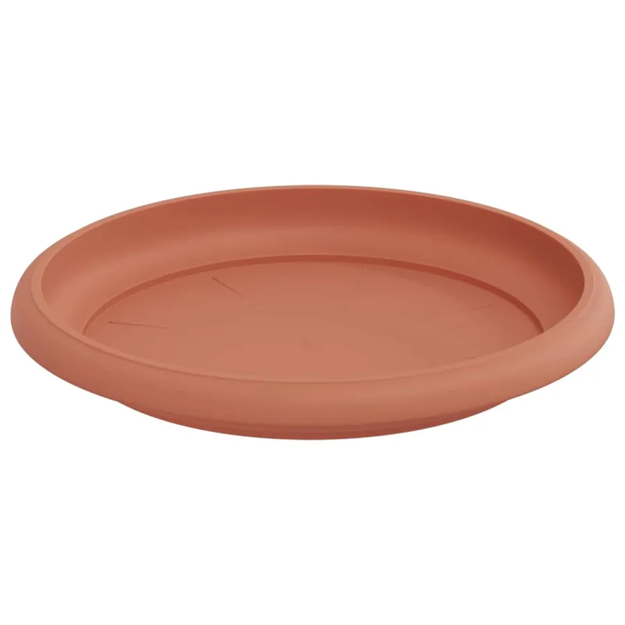 Pots de plantes 24 pcs Rouge brique Ø 17 x 14 cm Plastique - 7