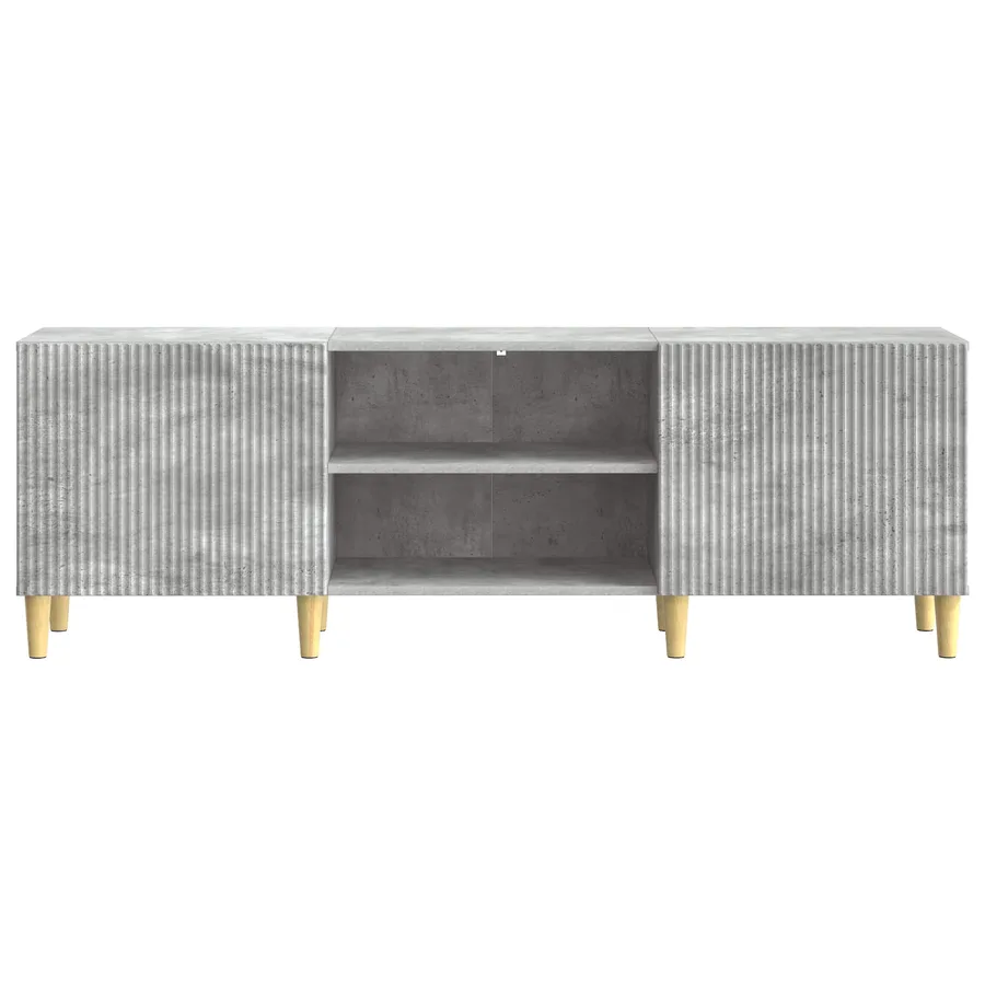 Meuble TV Gris béton 150 x 31 x 50 cm Bois d'ingénierie - 6