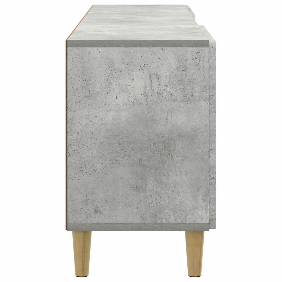 Meuble TV Gris béton 150 x 31 x 50 cm Bois d'ingénierie - 7