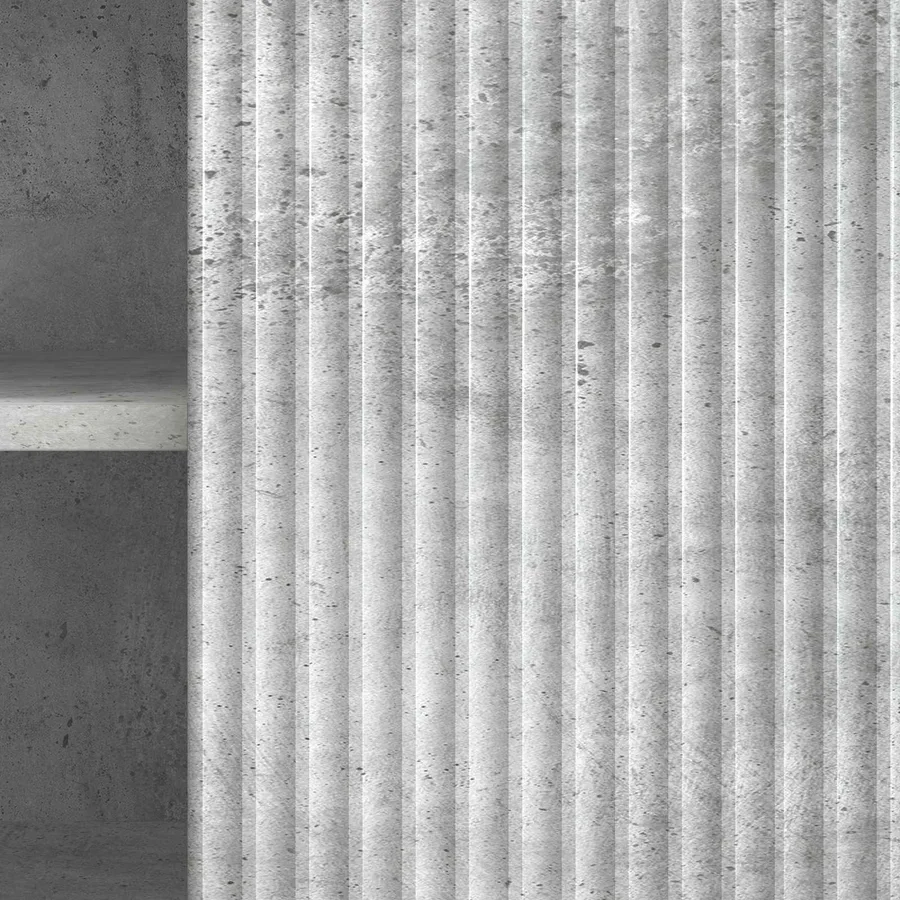 Meuble TV Gris béton 150 x 31 x 50 cm Bois d'ingénierie - 8